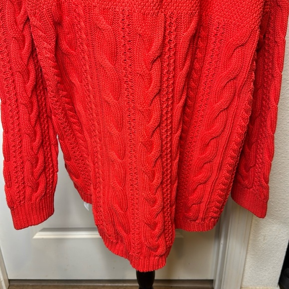 Disney World 2023 Unisex XL Red Crochet Knit Holiday Embroidered Spirit Jersey - Picture 10 of 14